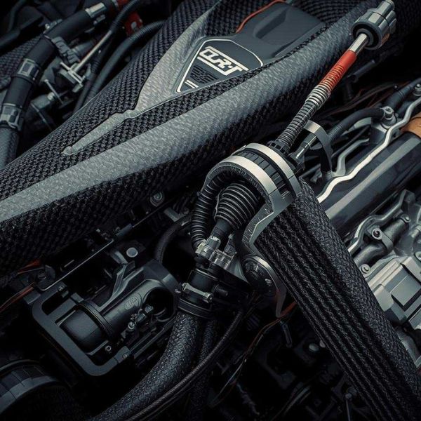 Osłona silnika „karbon”